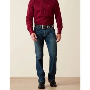 ARIAT M7 Rocker Stretch Coltrane Stackable Straight Leg Jeans Sz 29/32 Silverton